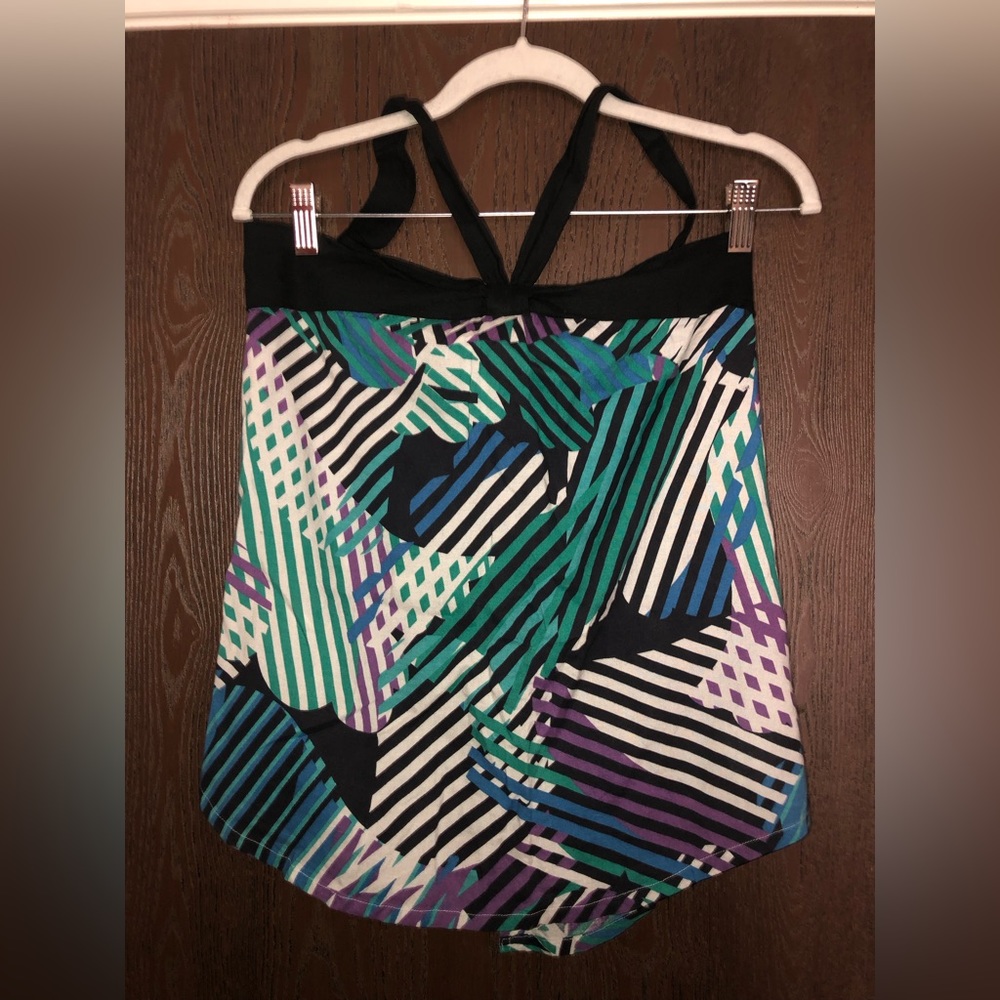 Roxy back-zip halter top size S